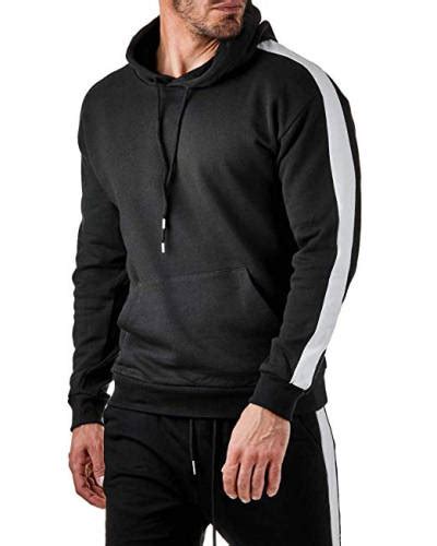 schwarzer adidas hoodie mit seitenstreifen